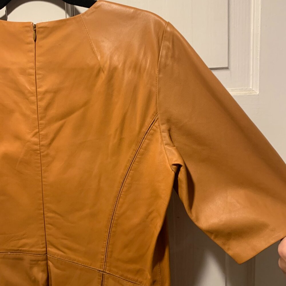 Stills~ Genuine Leather Dress - Picture 10 of 16